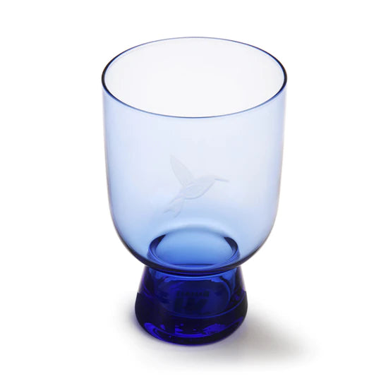 Glazen kobaltblauw HKliving - L